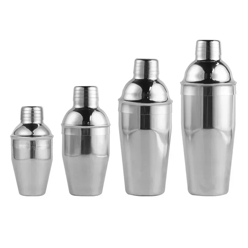 2025 Hot 250/350/550/750ml Stainless Steel Cocktail Shaker Wine Mixer Cocktail Shaker Professional Barware Party Bar Tools Zpaxo