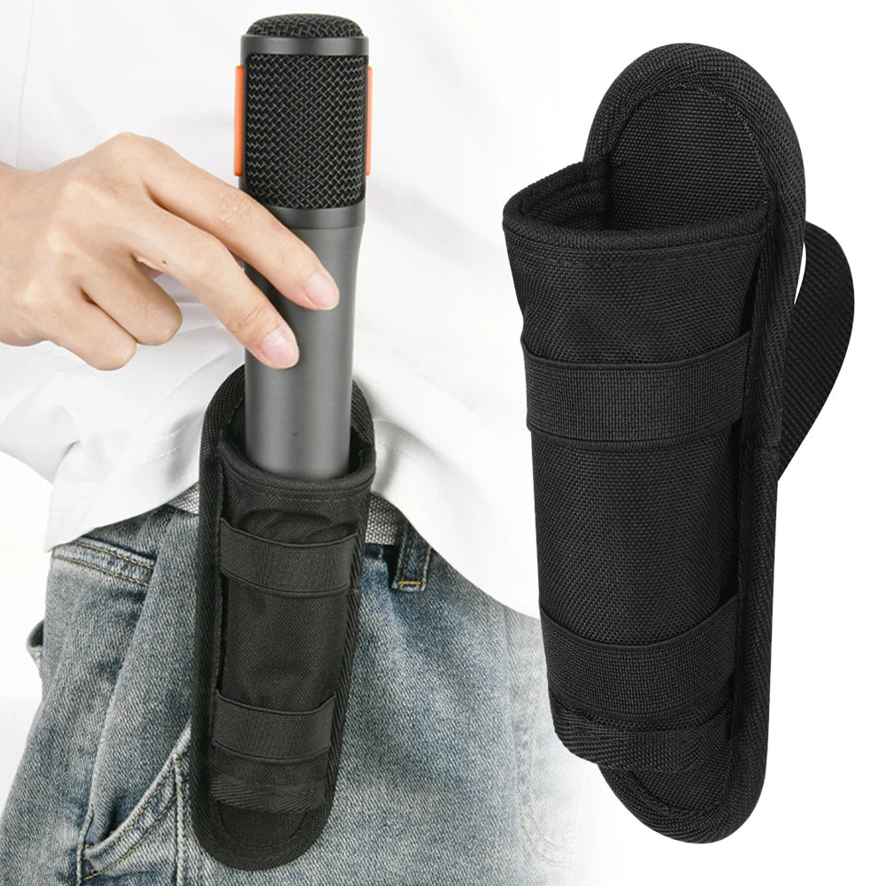 Microphone Storage Bag Lightweight Mic Holder Universal Case Partybox
