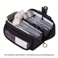 Large Capacity Pencil Case Heavy-duty Office Organizer