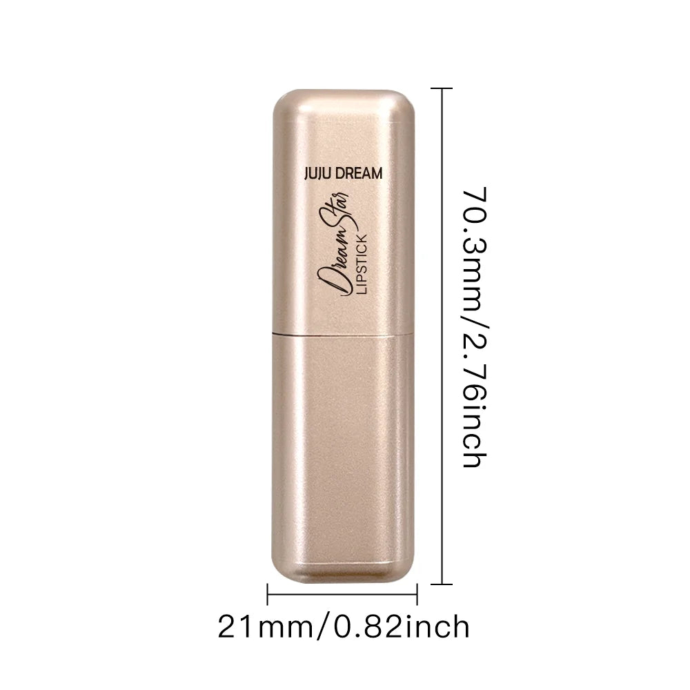 Pearlescent Pink Lipstick, Glitter Shimmer Lip Color, High-Pigment Long-Wear Waterproof Formula for Daily Beauty Looks Zpaxo