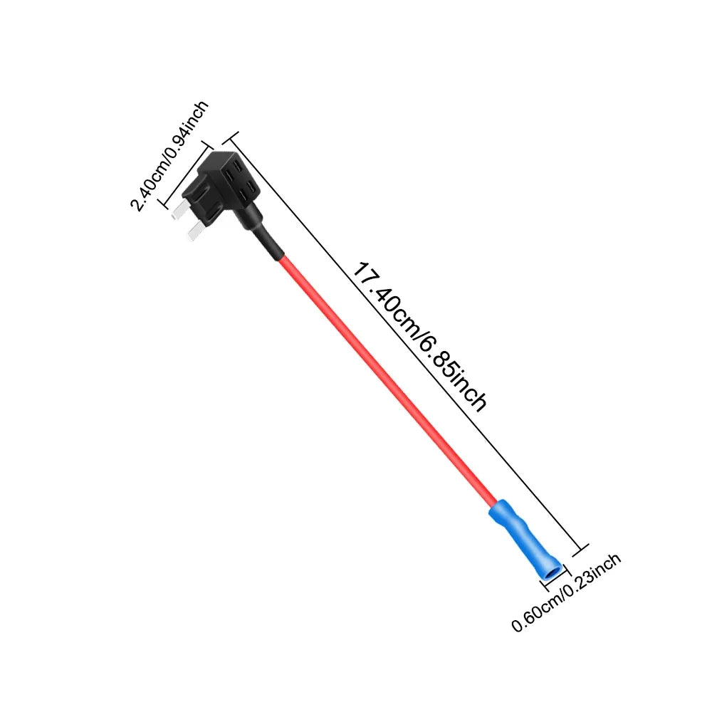 Mini Micro Blade Fuse Tap 12V Car Add-a-circuit Adapter ATM APM Box Zpaxo