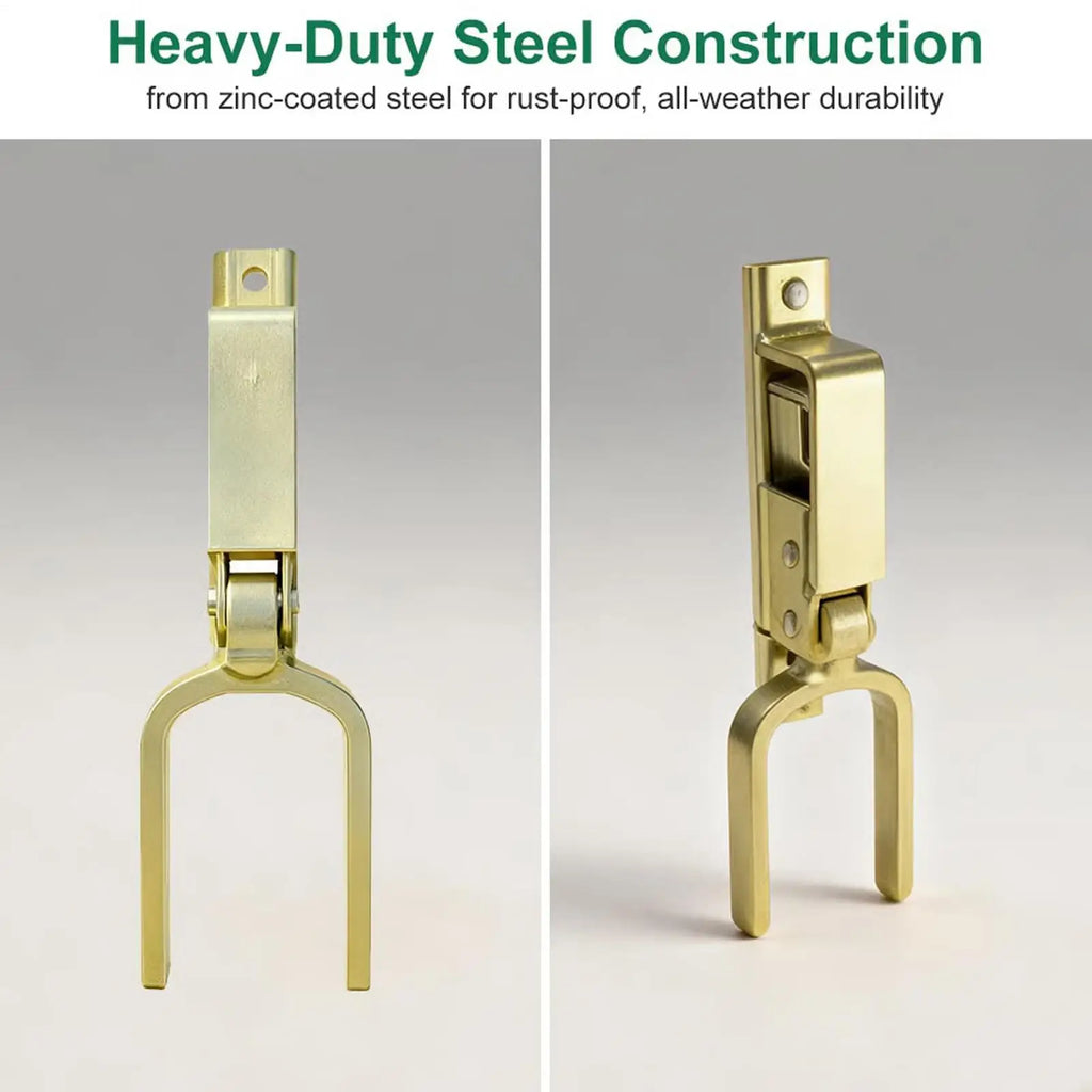 Self Closing Heavy Duty Spring Loaded Gate Latch Lock Farm Ranch Shed