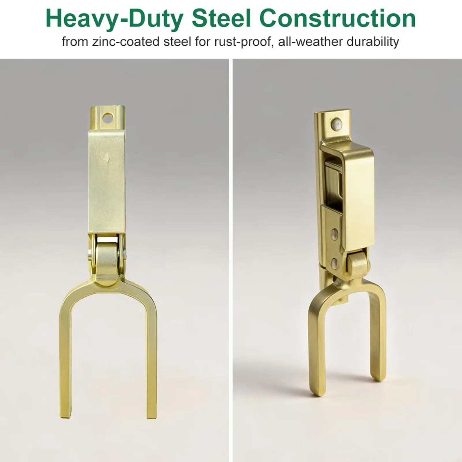 Self Closing Heavy Duty Spring Loaded Gate Latch Lock Farm Ranch Shed