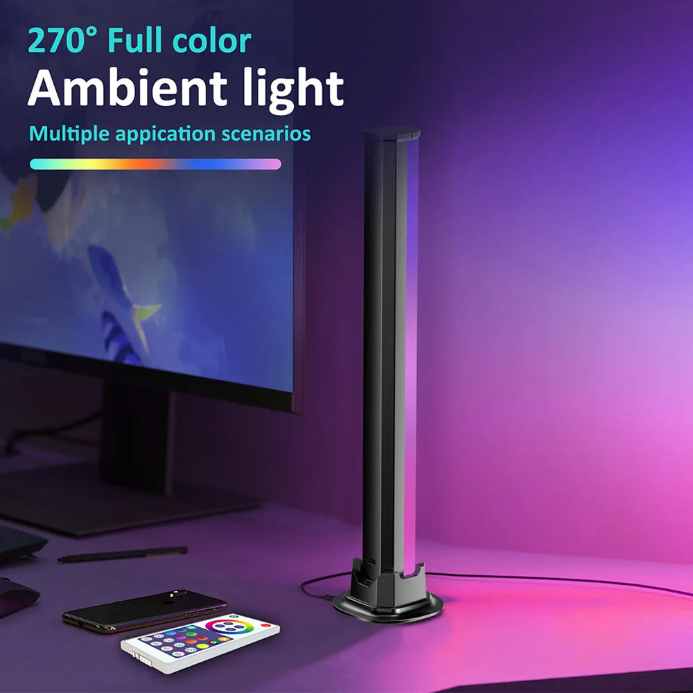 RGB Dimmable USB Ambient Night Light – Desktop Mood Lamp RGB Ambient Mood Light Zpaxo