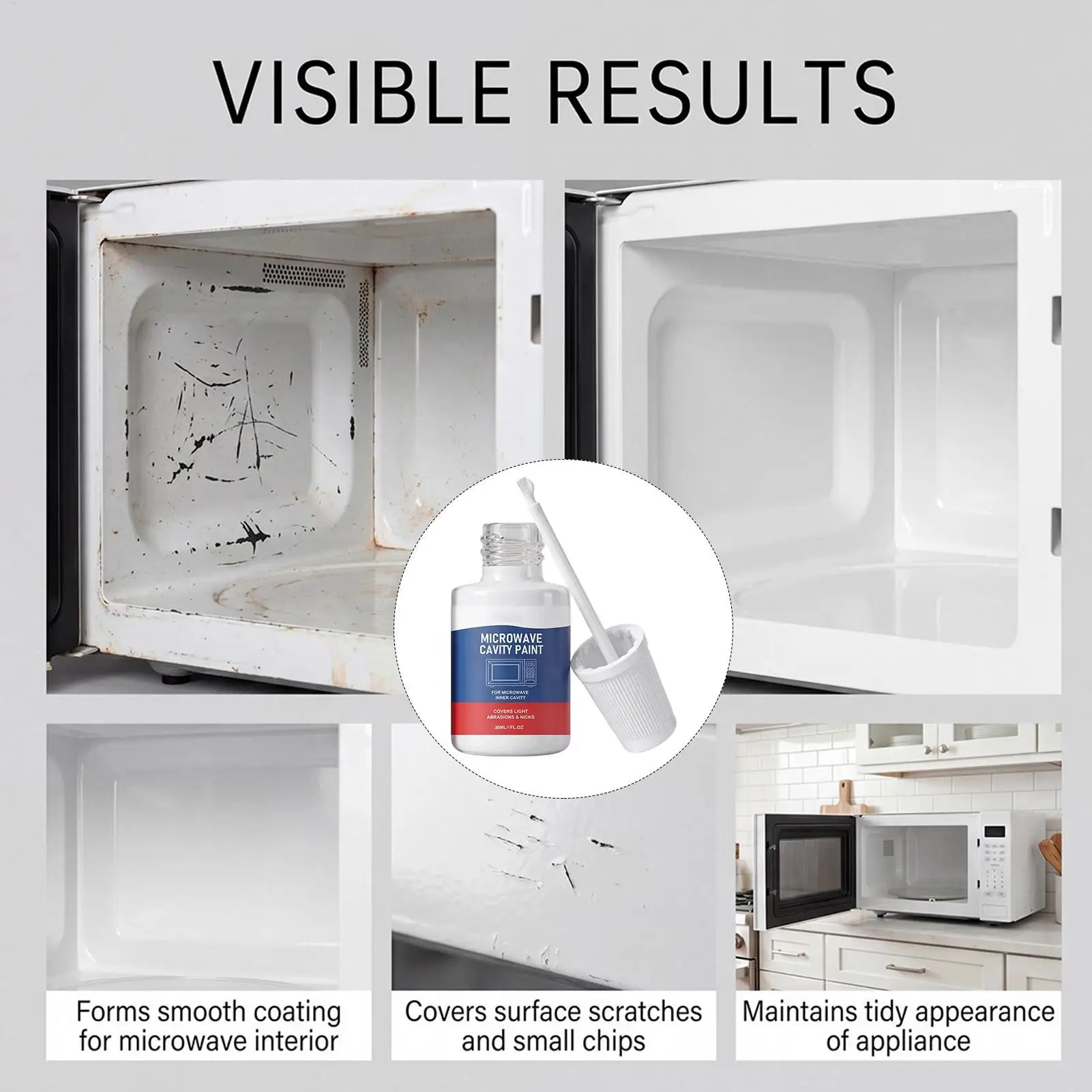 Microwave Cavity Paint Food Safe Appliance Touchup Repair Coating
