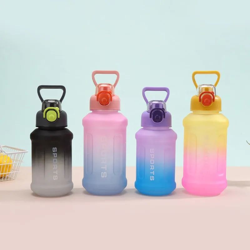 1300ml Gradient Sports Water Bottle with Straw – BPA-Free Sports Water Bottle Zpaxo