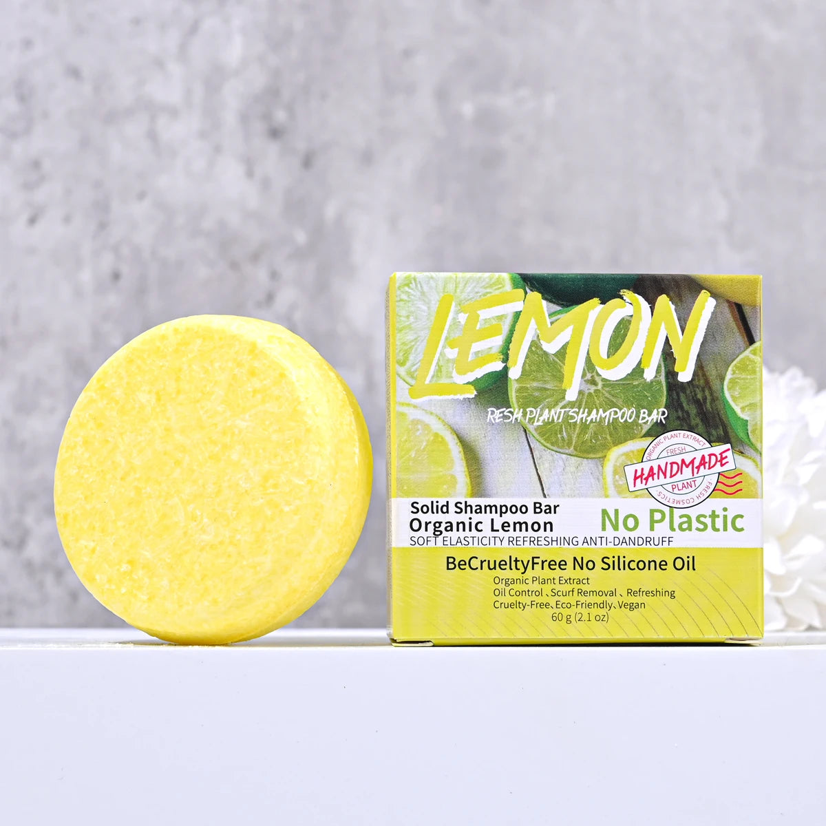 Lemon Essential Oil Hair Soap – Oil Control & Dandruff Removal Hair Washing Soap Bar Zpaxo