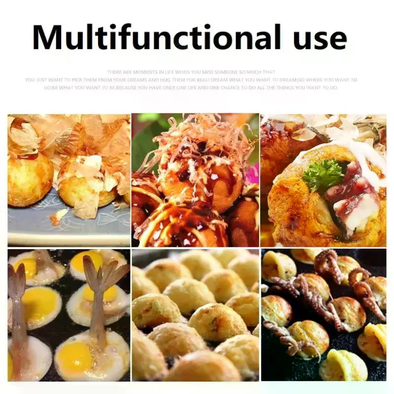 28 Hole Food Grade Non Stick Octopus Meatball Baking Tray Quail Eggs Zpaxo
