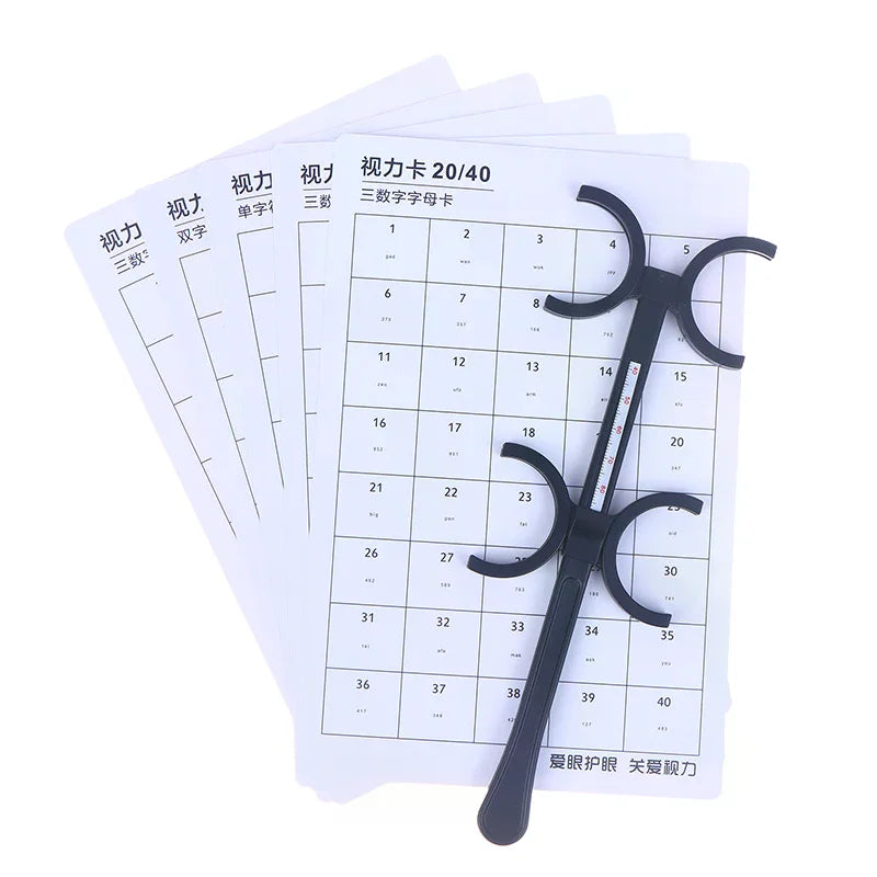 Optical Flipper Optometry Plastic Flip Trial Lens Vision Card Optometry Instrument Flip For Near For Vision Amblyopia Zpaxo