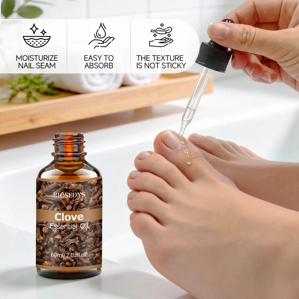 60ml CLOVE essential oil has deep nourishing moisturizing effects, making it suitable for massage, skin care, and hydration. Zpaxo