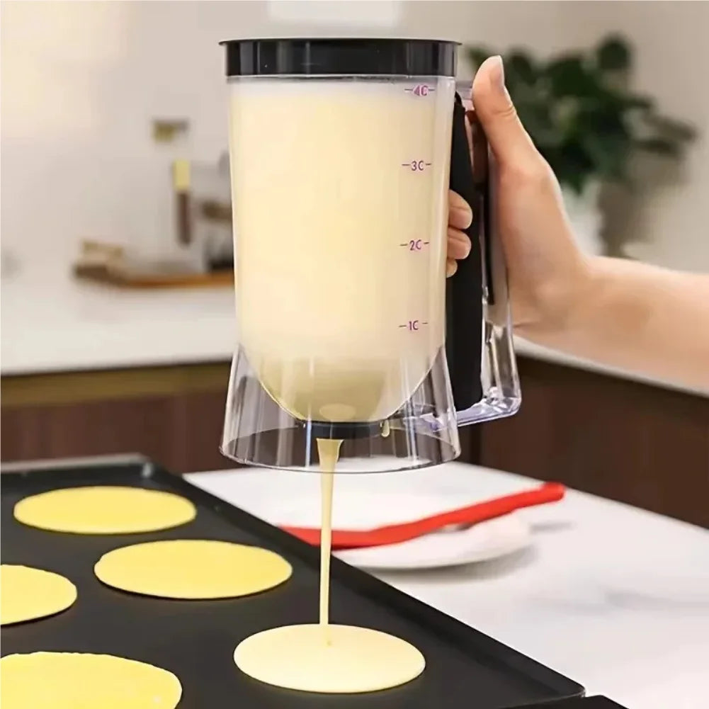 Cupcake Batter Dispenser - Designed for Easy Pouring - Non-Stick And Space-Efficient Ideal for Making Waffles Cakes and Pancakes Zpaxo