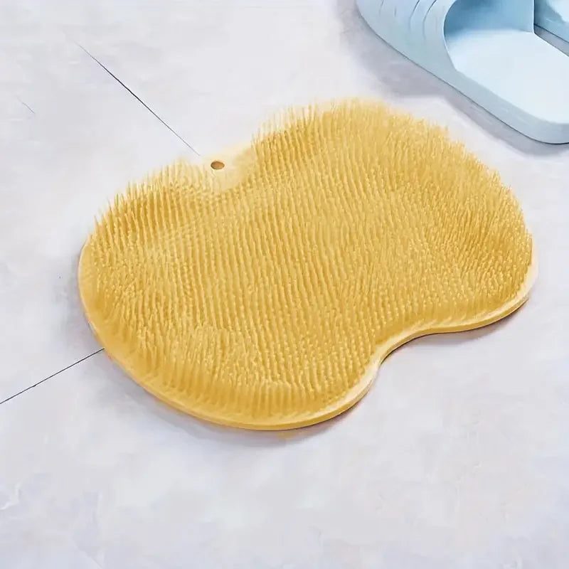 Non-Slip Shower Foot Washing Mat - Clean Bath Exfoliating Mat for Home Spa and Bathroom Plaid Zpaxo 1Pc 2
