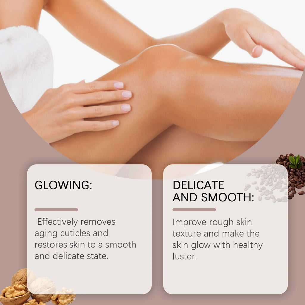 Jaysuing Coffee Body Scrub – Exfoliate, Moisturize & Smooth Skin Body Scrub Cream Zpaxo