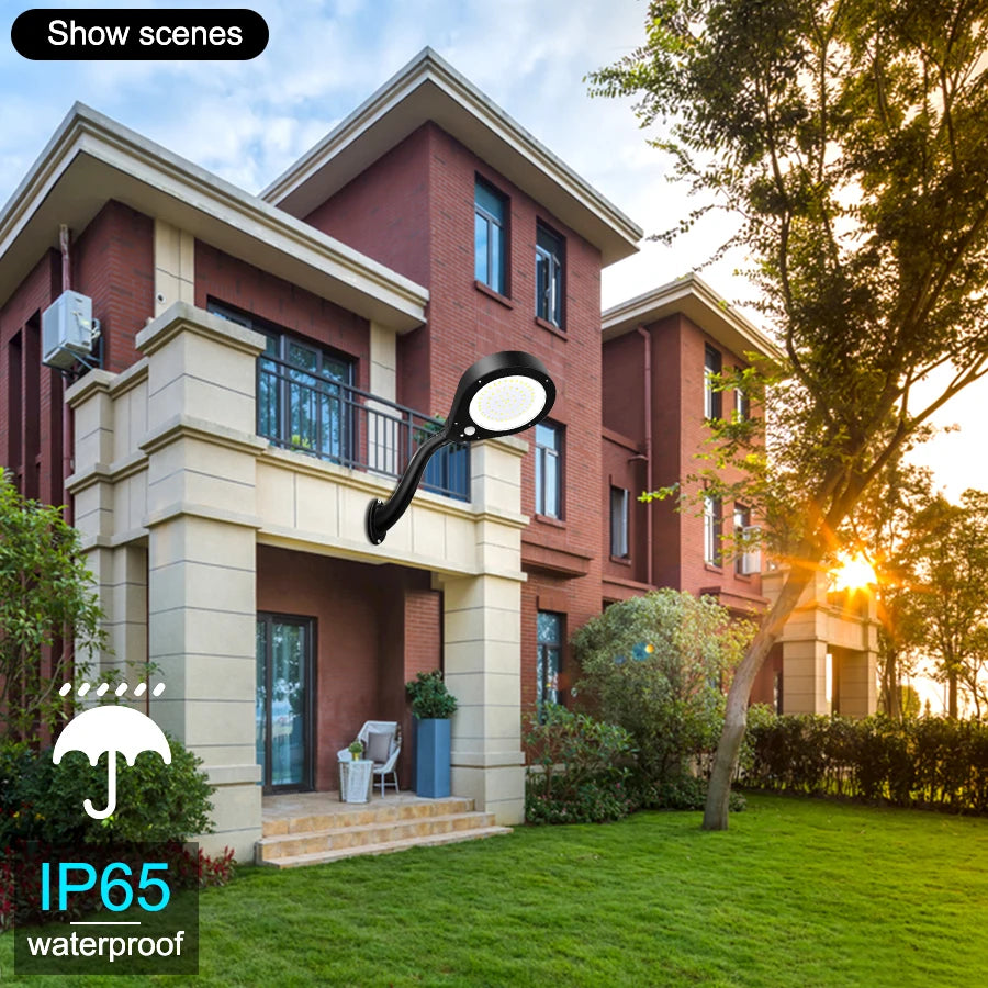 Solar Shower Light LED Outdoor Waterproof Solar Lamp Motion Detector Wall Lighting for Garland Patio Wall Street Zpaxo
