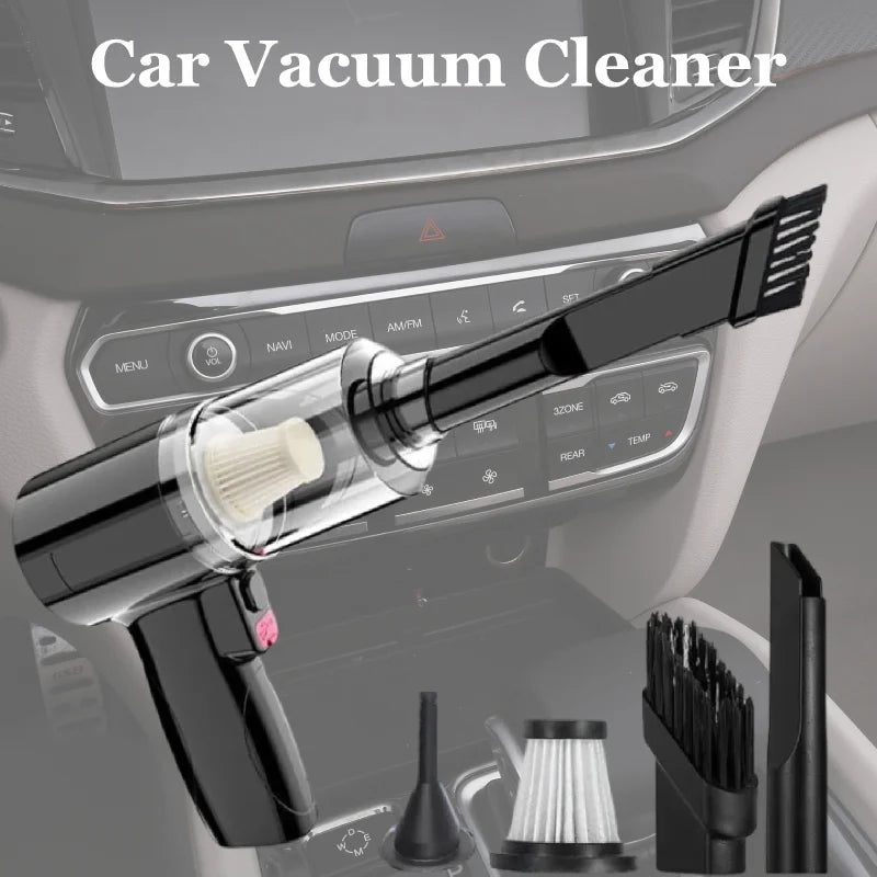 Car Vacuum Cleaner 120000PA Powerful Cleaning Machine Cars Cleaner Mini Wireless Portable Hand held Cleaner for Home Appliance Zpaxo