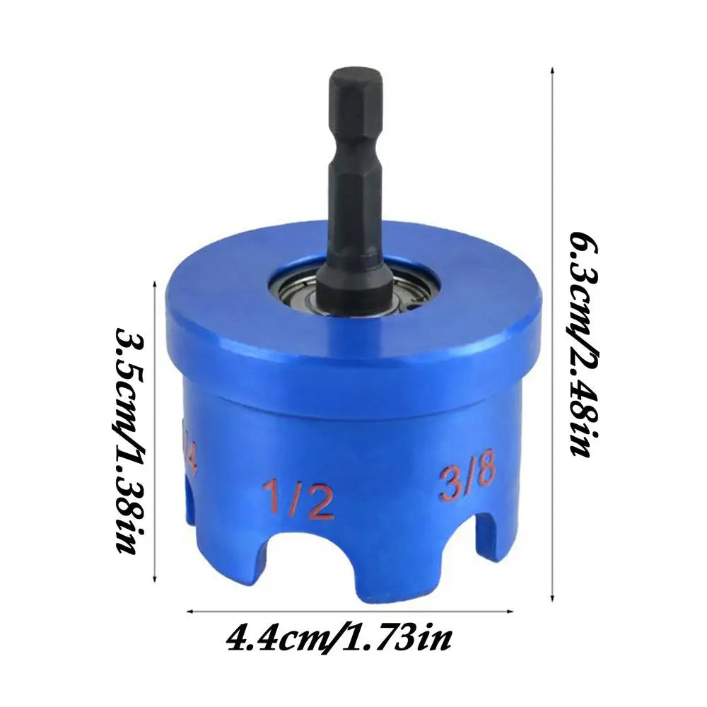 All Thread Nut Driver Fast Extractor Tool Aluminum Alloy Quick Nut Bolt Removal Attachment for Construction Home Furniture Zpaxo Blue