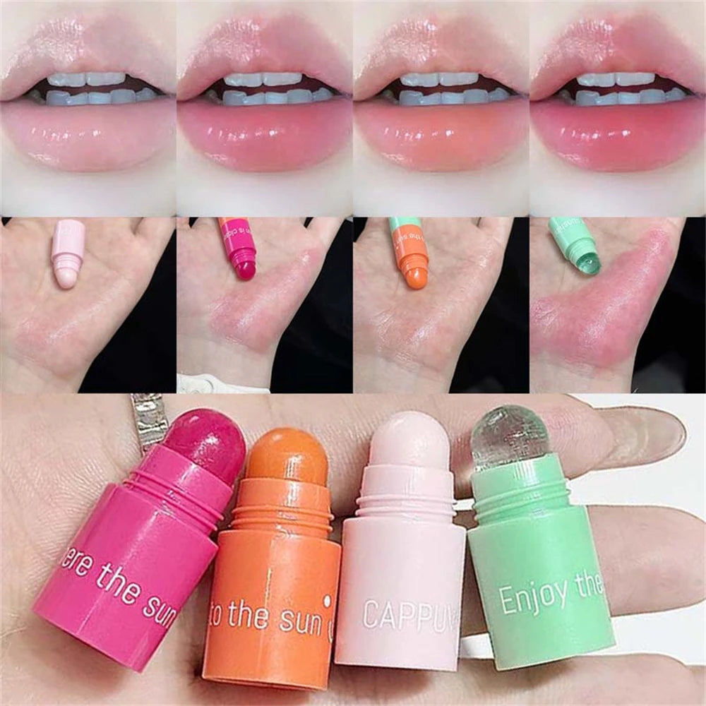 Lipstick Lip Gloss 4 Colors 1 Moisturize Nourish Balm Pen Lipliner Zpaxo