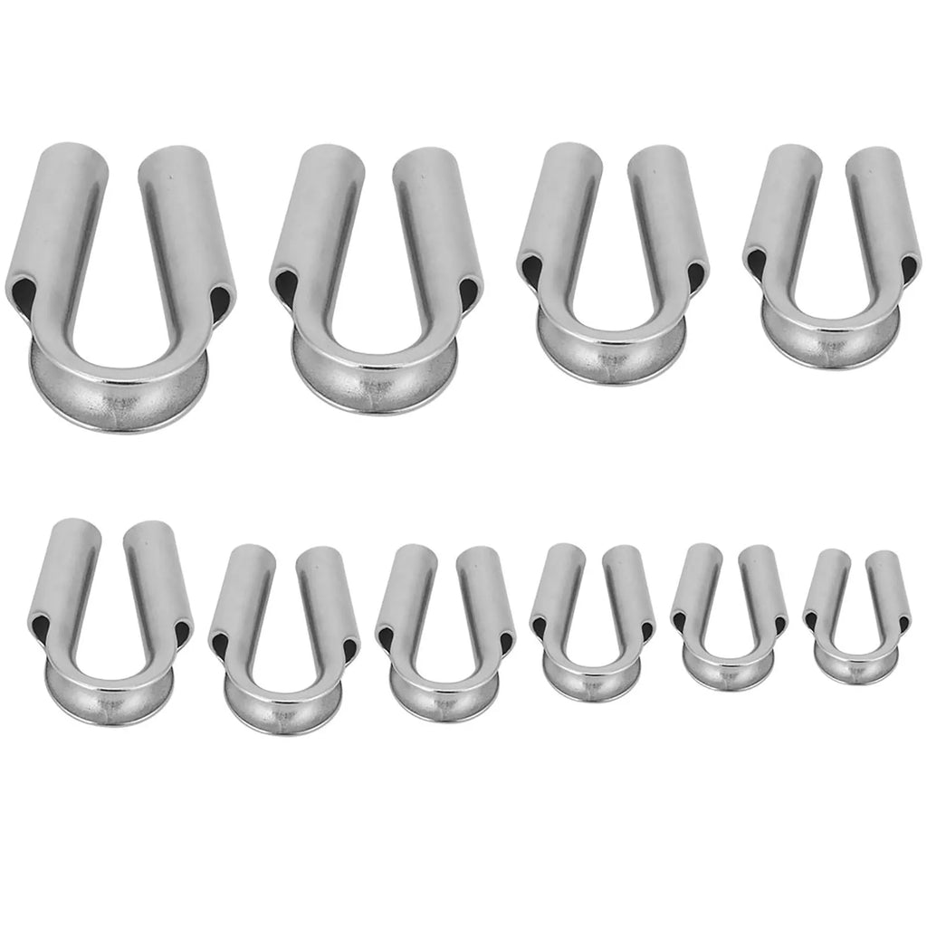304 Stainless Steel Tube Thimble Winch Rope Boating Accessories