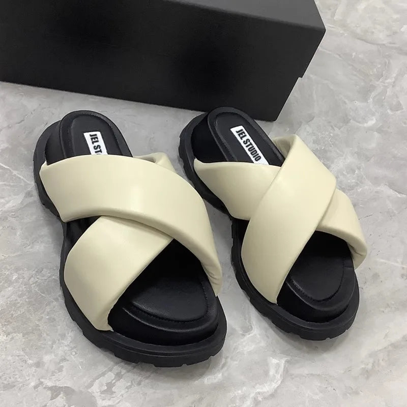 2025 Sports Sandals Rubber Velcro Large Women's Shoes Casual Zpaxo 2287 Yellow 40 China Mainland