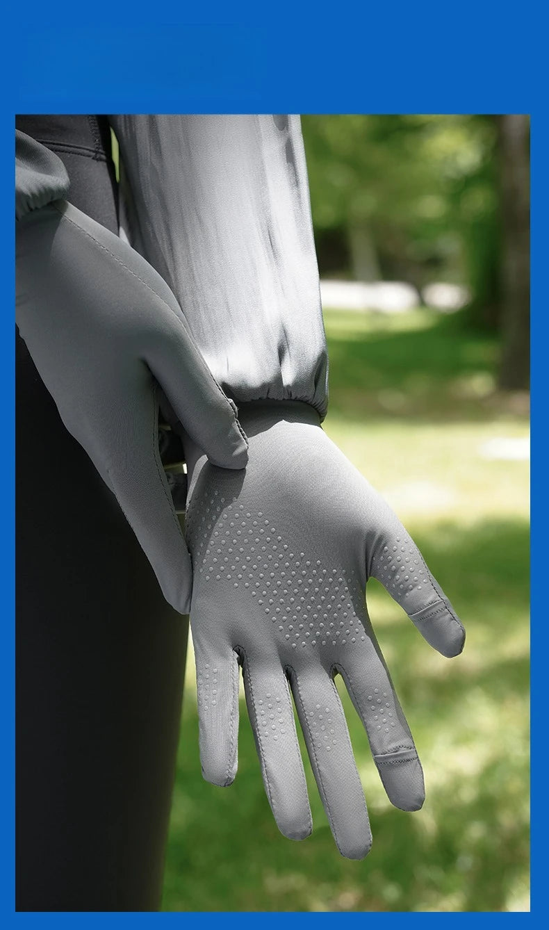 Sun protection sleeve for women loose fitting UV resistant breathable in summer touch screen driving sun protection sleeve Zpaxo