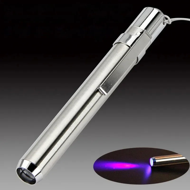 Mini UV LED Flashlight 395nm 365nm – Ultraviolet Torch Detector