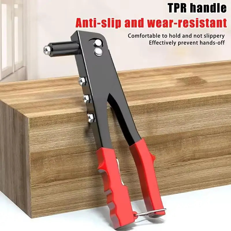 TPR Heavy Duty Riveter Rivet Gun Blind Rivets Assortment Hand Tools Zpaxo