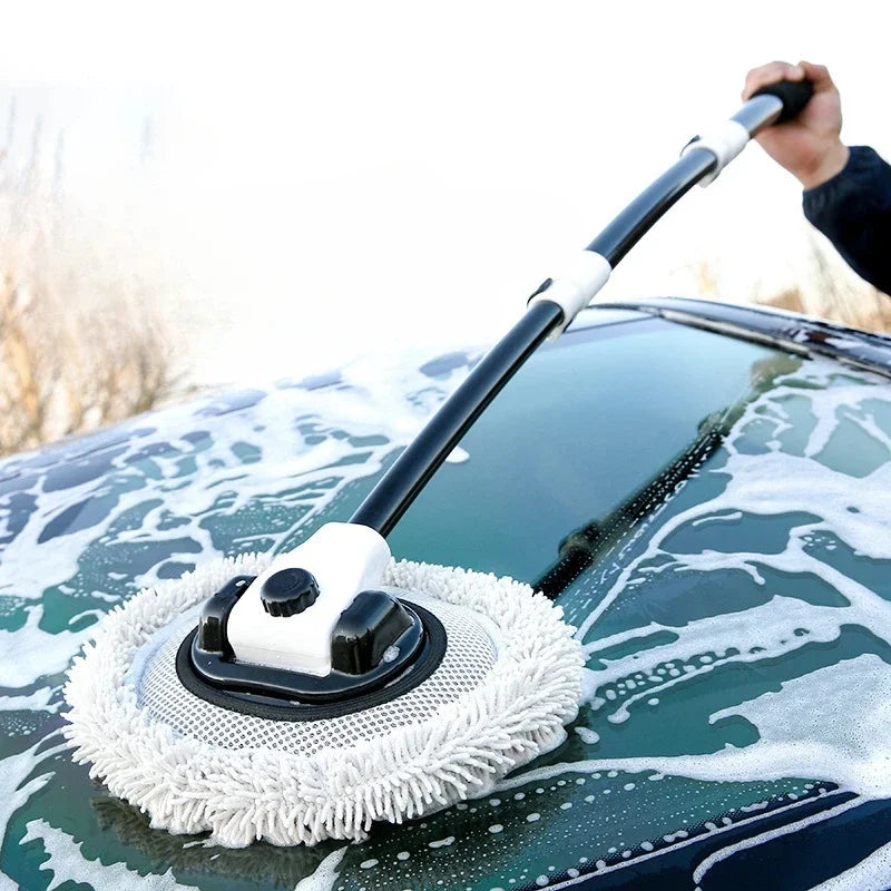 Car Window Cleaner Glass Cleaning Squeegee Telescopic Rod Extendable Zpaxo