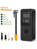 Wireless Air Pump 150psi Portable Electric Tire Inflator For Car Bicycle Motorcycle Air Compressor Injector Bike Accessories Zpaxo Set
