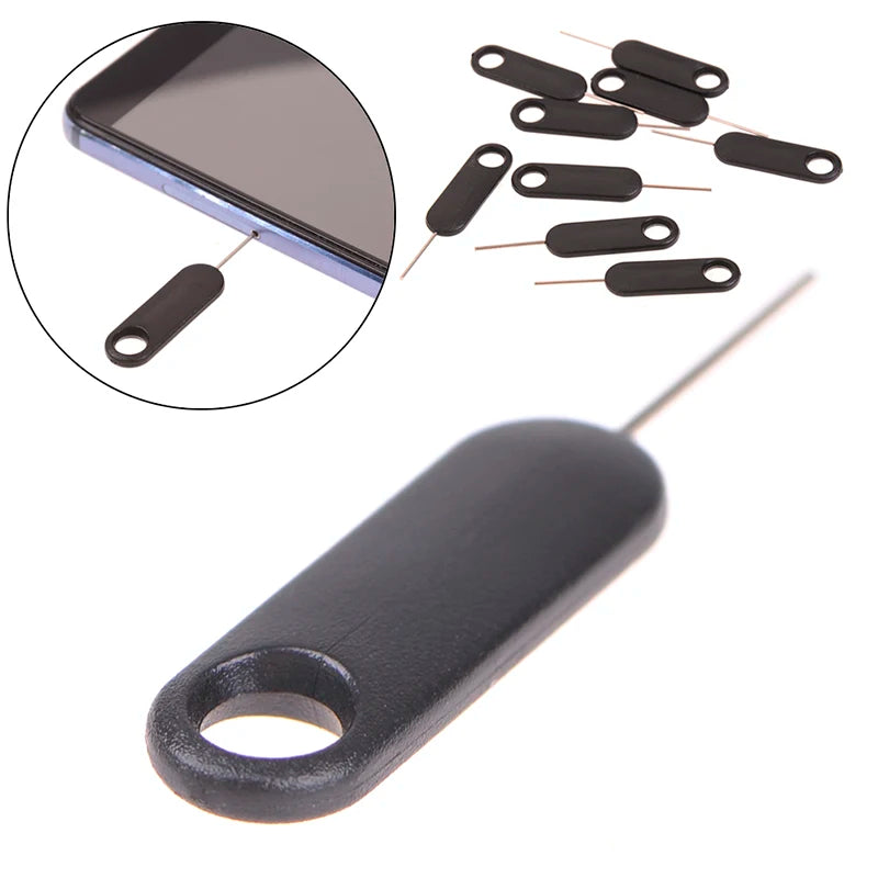 10-Pack SIM Card Ejector Pins – 12mm Universal Stainless Steel