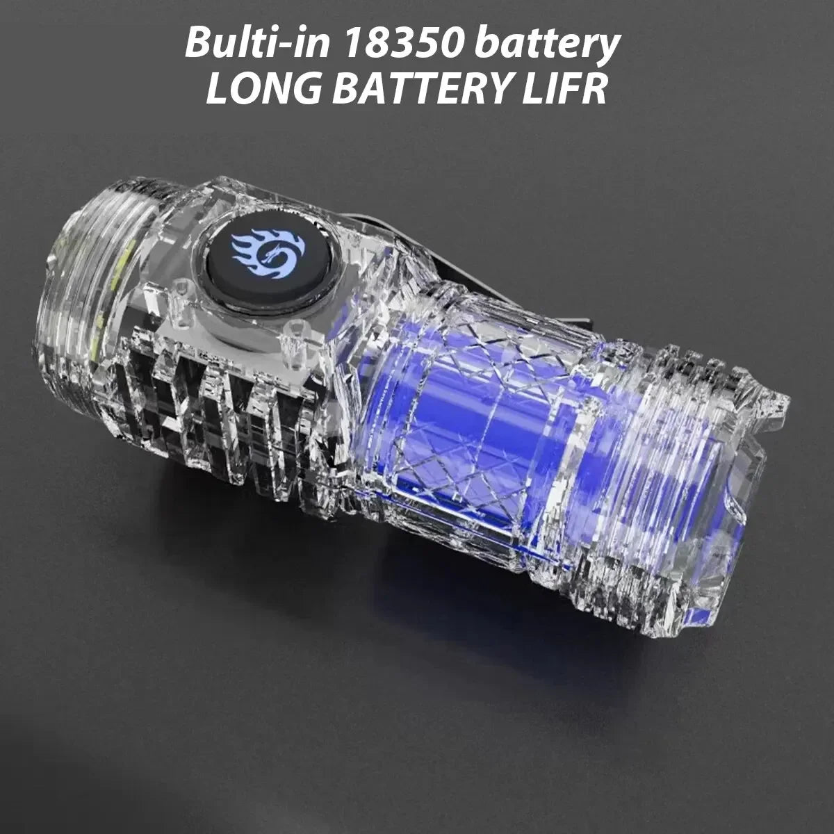 ESMARTER Mini 3-LED Flashlight | Type-C Rechargeable 800 Lumen