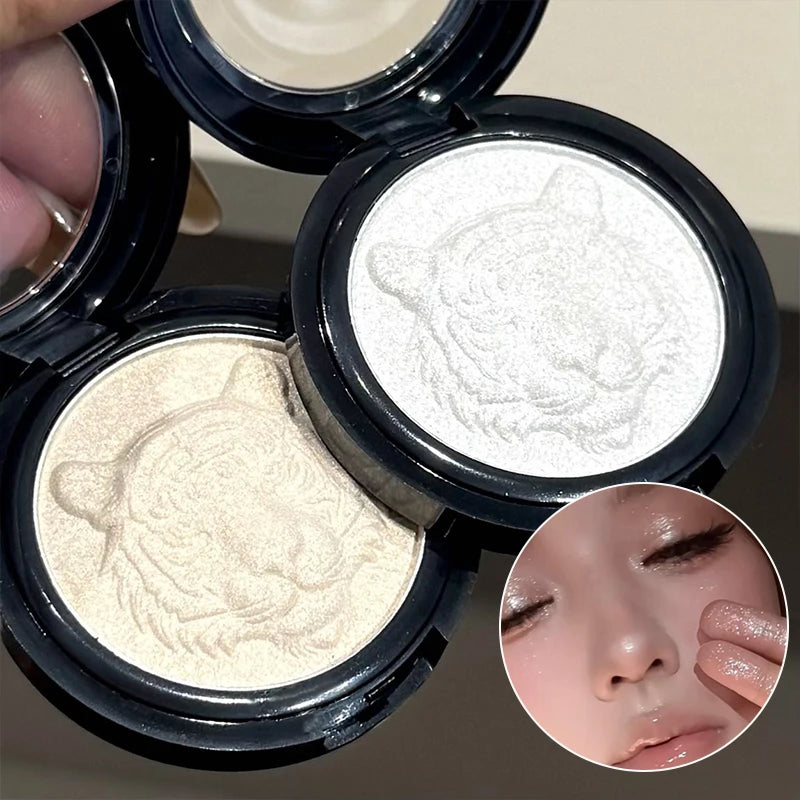 Pearlescent Diamond Highlighting Natural Glossy Effect Brighten The Contour and Modify Face Lasting Shimmer High Gloss Makeup Zpaxo