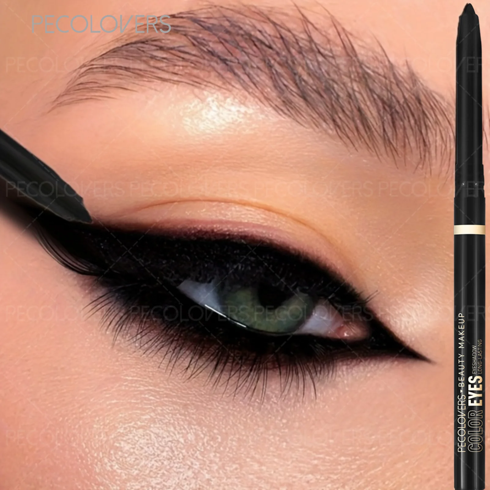 1PC Waterproof Eyeliner Gel Pencil Green Black Lying Silkworm Pen Soft Easy Wear High Pigment Matte Eyeliner Lasting Eye Makeup Zpaxo