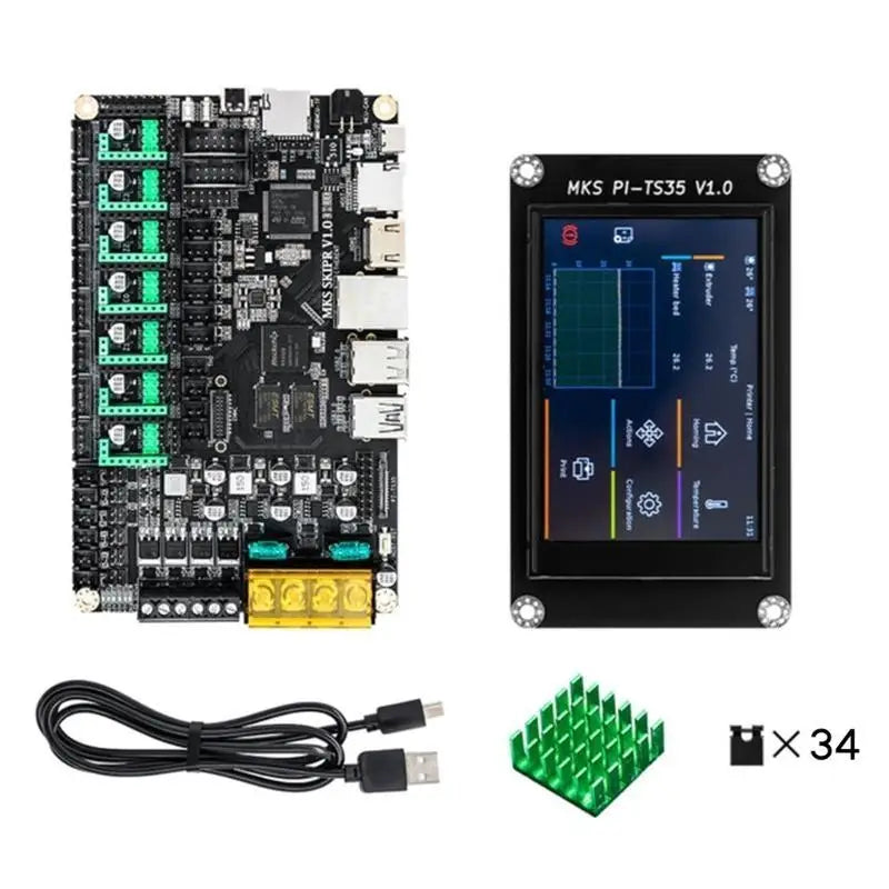 652F MKS SKIPR Motherboard- Quad-core 64bits SOC STM32F407VET6 Zpaxo
