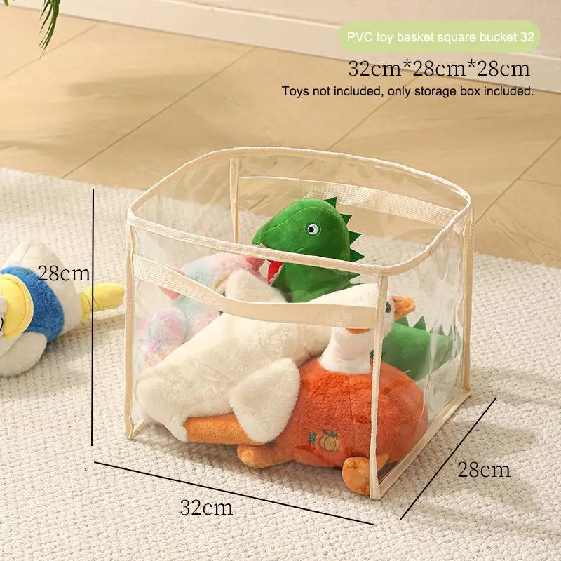 CMMultifunctional Transparent Large Toy Storage Bag Basket Children's Zpaxo A4