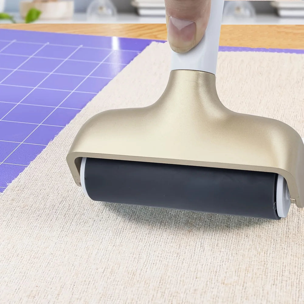 1 PC Gold Vinyl Rubber Roller, Reusable Applicator Reel, Compatible with Maker/Explore/Joy Xtra/Silhouette Zpaxo