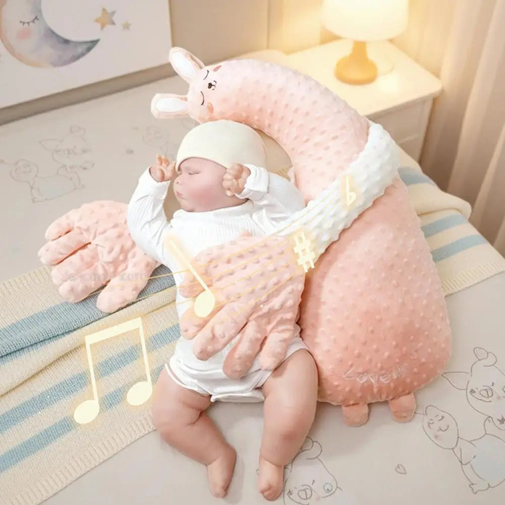 Baby Sleeping Pillow for Newborn Patting Doll with Soothing Palm Remote Control Electric Baby Hand Pillow Soothing Palm Patting Zpaxo