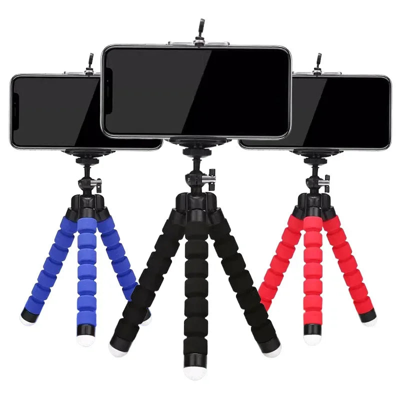 Mini Flexible Octopus Sponge Tripod Holder Xiaomi Huawei Samsung Zpaxo