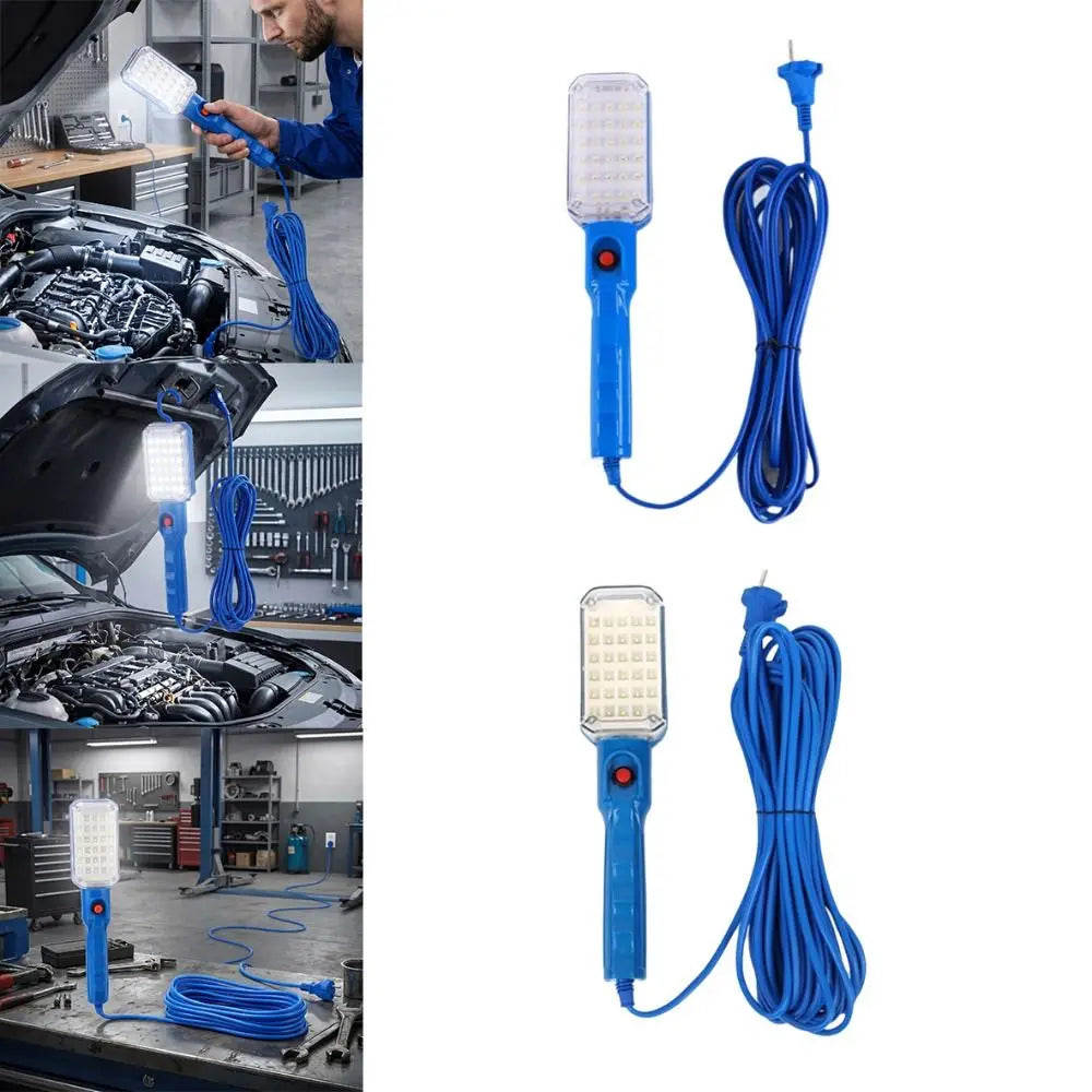 Portable 30 LED Workshop Flashlight 220V Magnet Handheld Repair Lamp Zpaxo