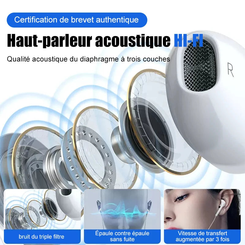 Headphones Apple Iphone 14 11 12 13 Max Earphones XR X XS SE 6 6S 7 8