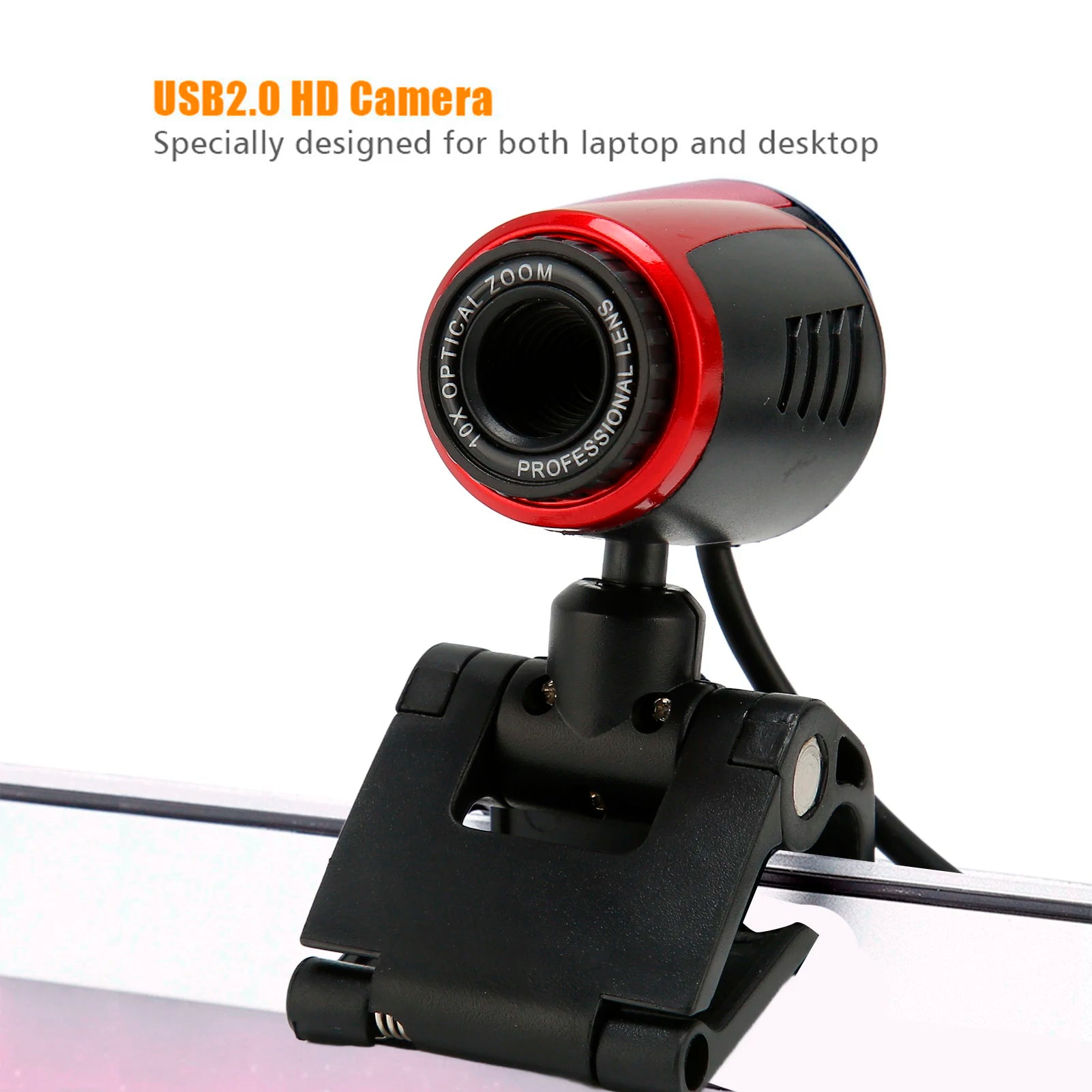 USB2 0 MIC HD Webcam Web Camera Cam 360 Degree Computer Laptop Skype