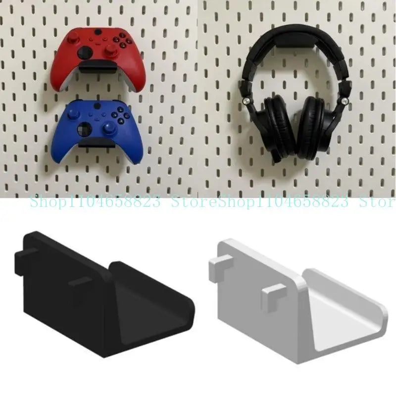 652F Wall Mount Holder Display Stand for Controller Hole Board Mounting Bracket Hole Board Storage Holder Gaming Accessories Zpaxo