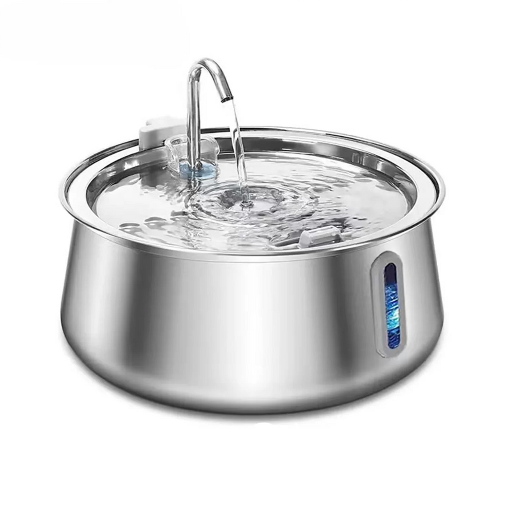 Cat Fountain Stainless Steel Pet Water Feeder 4L Large Capacity Automatic Pet Water Dispenser Multi-layer Filtration Water Bowl Zpaxo