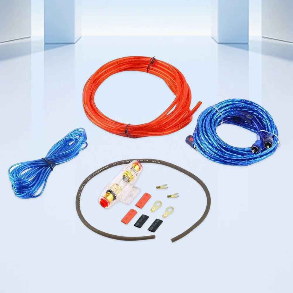 1500W Audio Speakers Wiring 8GA Car Subwoofer Cable 18GA Speaker Line