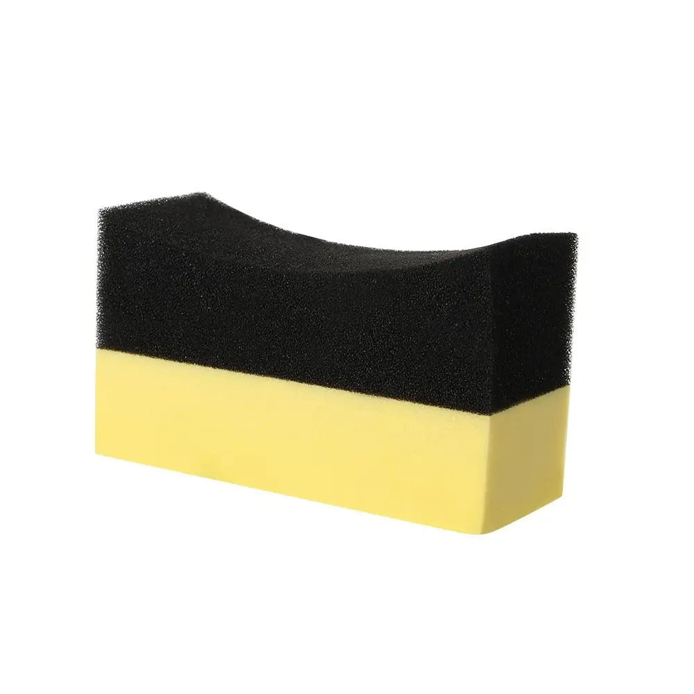 Car Cleaning Sponge 6Pcs Wipe Corner Edge Gloss Shine Polishing Sponge Cleaning Sponge Tyre Cleaning Sponge Tire Contour Pads Zpaxo