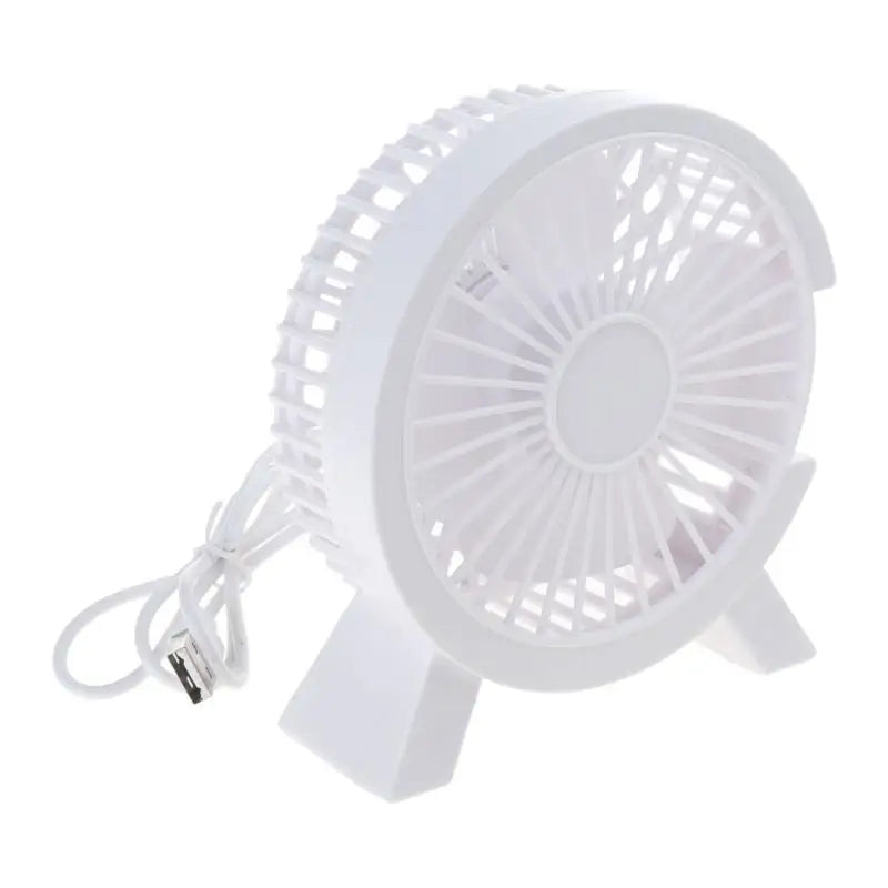 652F Portable Fan USB Desktop Fan Personals Small Table Fan 4Blades Table Fan Zpaxo Pink CN