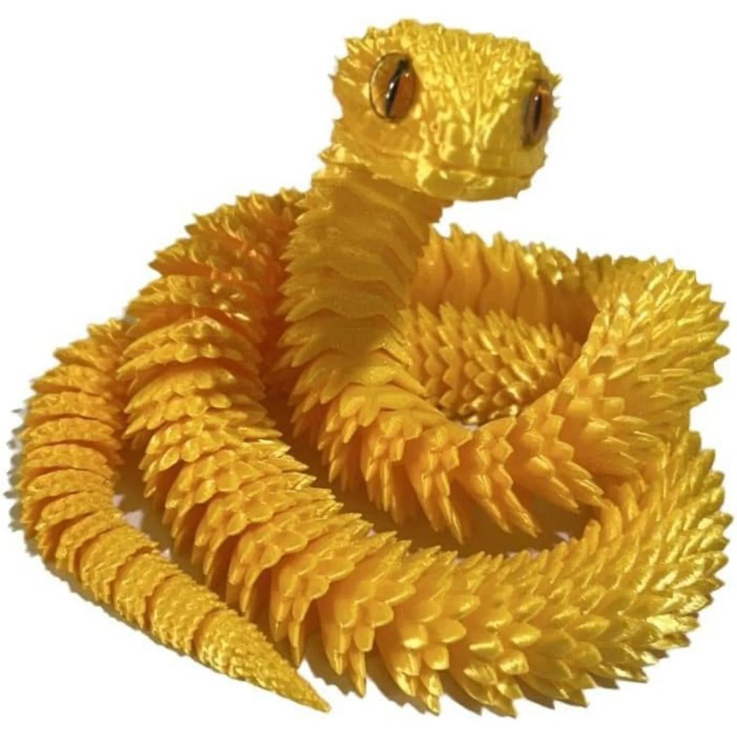 20 3D Printed Snake Animals Print Articulated Viper Collectible Home