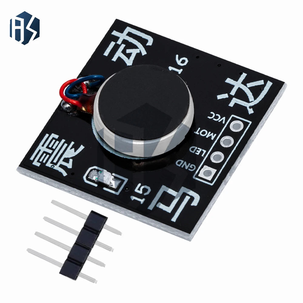 5V Mini Vibrating Motor Module - High/Low Level Vibration Control Compatible for Arduino Zpaxo