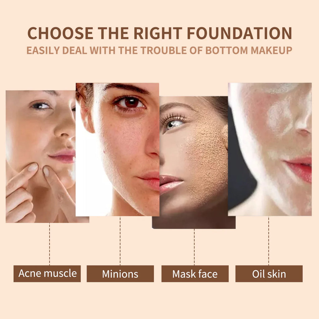 Mushroom Head Air Cushion Concealer – Full Coverage Makeup Air Cushion Concealer Zpaxo