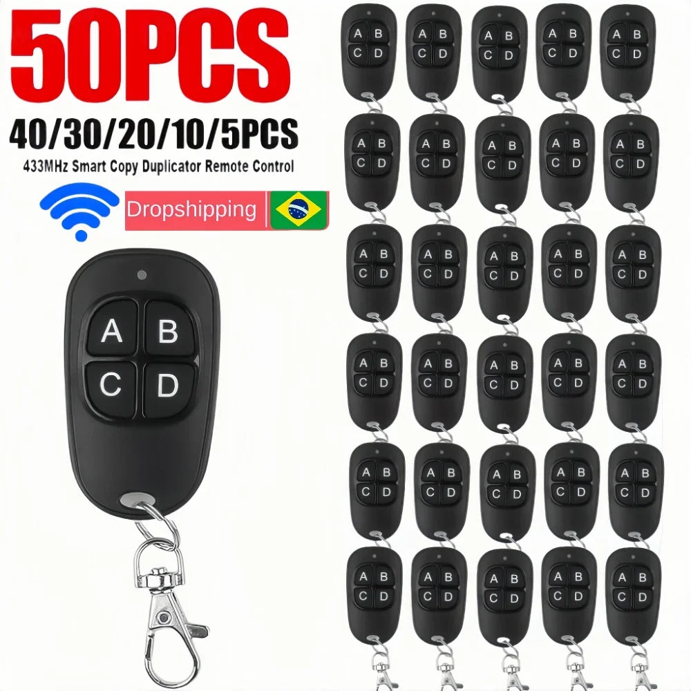 5- 433MHz Remote Control Universal Garage 4 Buttons Duplicator Zpaxo