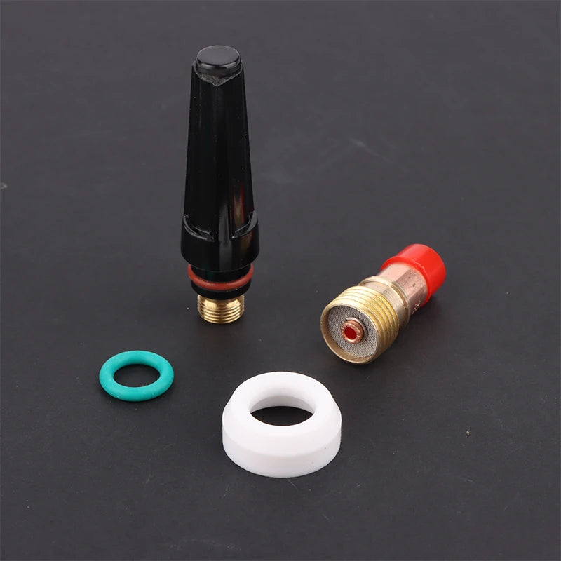 10Pcs Welding Nozzles Kit Pyrex Glass Cup Kit TIG Welding Torch Set For WP-17/18/26 Welding Torch Accessories Soldering Supplies Zpaxo